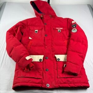 Picture Organic Jacket Mens Large Red Outdoor Snowboarding Coat Adventure Line